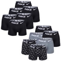 NIKE Herren Boxer Shorts, 6er Pack - Trunks, Dri-Fit Micro, Logobund