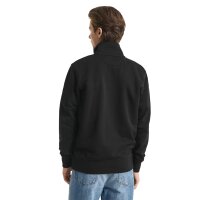 GANT Herren Sweatjacke - REGULAR SHIELD FULL ZIP SWEAT, Reißverschluss, Stehkragen Schwarz S