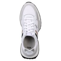 BOSS Mens Sneaker - Jonah Runn mx N, Sneaker, Casual, Retro, Material Mix White EUR 43 (UK 9)
