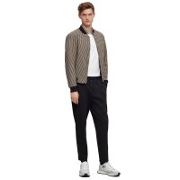 BOSS Mens Sneaker - Jonah Runn mx N, Sneaker, Casual, Retro, Material Mix White EUR 44 (UK 10)