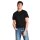 CALIDA Herren T-Shirt, 2er Pack - Natural Benefit, Rundhals-Ausschnitt, 100% Baumwolle Schwarz S (46/48)