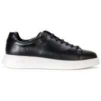 BOSS Herren Sneaker - BULTON RUNN, low, Halbschuh, Schnürung, Echtleder, Logo Schwarz EUR 43