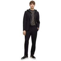 BOSS mens trainers - BULTON RUNN, low, low shoe, laces, genuine leather, logo Black EUR 43 (UK 9)