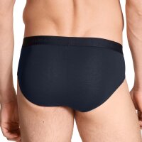 CALIDA Mens Briefs, 3-Pack - Natural Benefit, Elastic Waistband, Single Jersey Dark Blue M (Medium)