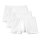 CALIDA Mens Boxer Shorts, 3-Pack - Natural Benefit, Elastic Waistband, Single Jersey White S (Small)