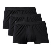 CALIDA Mens Boxer Shorts, 3-Pack - Natural Benefit, Elastic Waistband, Single Jersey Black M (Medium)