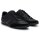 BOSS Herren Sneaker - Saturn Lowp, Turnschuh, Freizeit, Material-Mix mit Echtleder Schwarz EUR 41