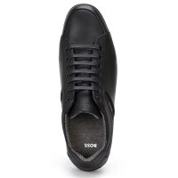 BOSS Herren Sneaker - Saturn Lowp Lux4, Turnschuh, Freizeit, Echtleder Schwarz EUR 45