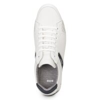 BOSS Herren Sneaker - Saturn Lowp Lux4, Turnschuh, Freizeit, Echtleder Weiß EUR 41