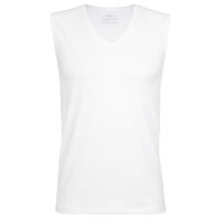 CALIDA Mens Undershirt - Cotton Code, V-neck, City shirt, single jersey White S (Small)