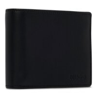 HUGO mens wallet with coin compartment - SUBWAY COIN, wallet, genuine leather, 9.5x11x2.5cm (HxWxD) Black