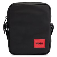 HUGO Herren Umhängetasche - ETHON 2.0, Crossbody Bag, Reporter-Tasche, 20x15x5cm (HxBxT) Schwarz