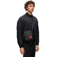 HUGO Herren Umhängetasche - ETHON 2.0, Crossbody Bag, Reporter-Tasche, 20x15x5cm (HxBxT) Schwarz