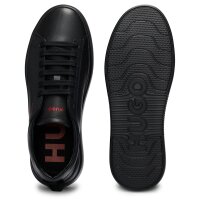 HUGO Herren Sneaker - Blake Tenn lt, Low, Schnürung, Echtleder, Logo Schwarz EU 41