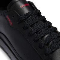 HUGO Herren Sneaker - Blake Tenn lt, Low, Schnürung, Echtleder, Logo Schwarz EU 41