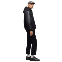 HUGO Herren Sneaker - Blake Tenn lt, Low, Schnürung, Echtleder, Logo Schwarz EU 41