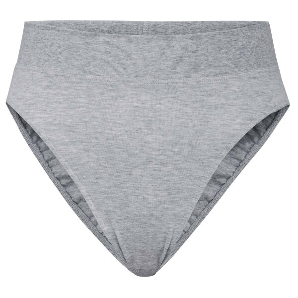 CALIDA Damen Slip - Elastic, High Waist, Softbund, Single Jersey Grau S (40/42)