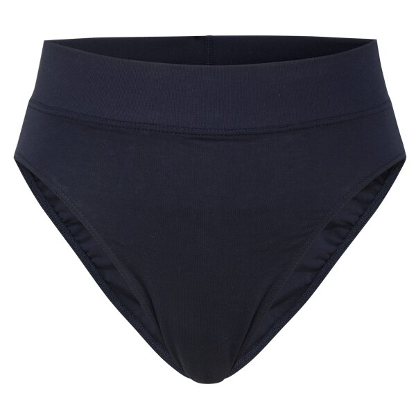 CALIDA Damen Slip - Elastic, High Waist, Softbund, Single Jersey Dunkelblau L (48/50)