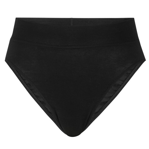 CALIDA Ladies Briefs - Elastic, High Waist, Soft Waistband, Single Jersey Black 40/42 (UK 14/16)