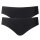 CALIDA Womens Briefs, 2-pack - Benefit Women, Jersey, Solid Color Black 36-38 (UK 10/12)