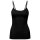 CALIDA Damen Spaghettitop - Natural Comfort, Unterhemd, Top, Jersey, einfarbig Schwarz S (40/42)