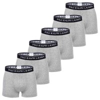 POLO RALPH LAUREN Herren Boxer Shorts, 6er Pack - CLASSIC-6 PACK- TRUNK, Cotton Stretch, Logobund