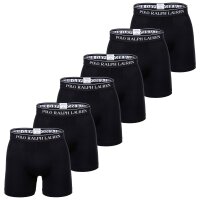 POLO RALPH LAUREN Herren Boxer Shorts, 6er Pack - BOXER BRIEF - 6 PACK, Cotton Stretch, Logobund