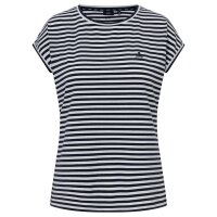 JOOP! Womens T-Shirt - Short Sleeve, Round Neck, Jersey, Striped, Cotton Stretch Dark Blue/White XS (X-Small)
