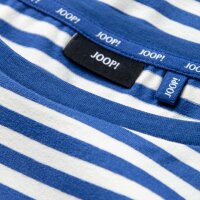 JOOP! Damen Langarm-Shirt - Loungewear, Longsleeve, Rundhals, Jersey, gestreift, Cotton Stretch Blau/Weiß XS