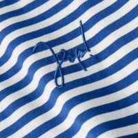 JOOP! Womens Long sleeve Shirt - Loungewear, Longsleeve, Round Neck, Jersey, striped, Cotton Stretch Blue/White XS (X-Small)