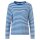JOOP! Damen Langarm-Shirt - Loungewear, Longsleeve, Rundhals, Jersey, gestreift, Cotton Stretch Blau/Weiß XS