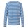 JOOP! Damen Langarm-Shirt - Loungewear, Longsleeve, Rundhals, Jersey, gestreift, Cotton Stretch Blau/Weiß XS