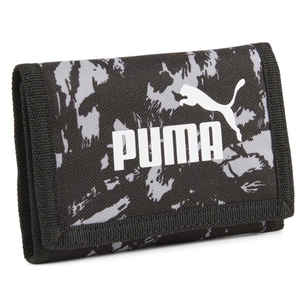 PUMA Unisex Wallet - Phase AOP Wallet, Velcro, Logo, 8x13x2cm (HxWxD)
