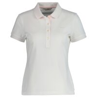 GANT Damen Poloshirt - CONTRAST COLLAR PIQUE POLO, Halbarm, Knopfleiste, Logo