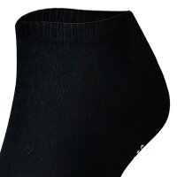 TOMMY HILFIGER Damen Sneaker Socken, 6er Pack - TH, Baumwolle, Uni Schwarz 35-38