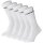 JACK&JONES Kinder Tennissocken, 5er Pack - JACBASIC LOGO TENNISSOCK, Baumwollmischung, Logo Weiß 33-37