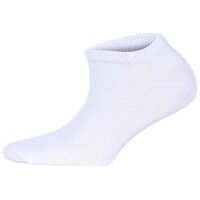 JACK&JONES Childrens Sneaker Socks, 5-Pack - JACDONGO SOCKS, Cotton Blend, Solid Color White 33-37 (UK 1-4,5)