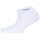 JACK&JONES Childrens Sneaker Socks, 5-Pack - JACDONGO SOCKS, Cotton Blend, Solid Color White 33-37 (UK 1-4,5)