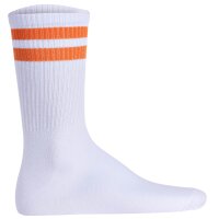 JACK&JONES Mens Tennis Socks, 7-Pack - JACELI STRIPES TENNIS SOCK, Stripes, One Size White/Multicolor 40-46 (UK 7-11)