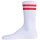 JACK&JONES Herren Tennissocken, 7er Pack - JACELI STRIPES TENNIS SOCK, Streifen, One Size Weiß/Bunt 40-46