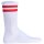 JACK&JONES Mens Tennis Socks, 7-Pack - JACELI STRIPES TENNIS SOCK, Stripes, One Size White/Multicolor 40-46 (UK 7-11)