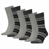TOMMY HILFIGER Herren Socken, 6er Pack - Duo Stripe Sock, Strümpfe