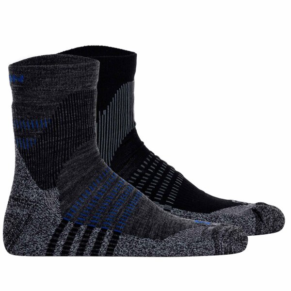 Salomon Unisex Quarter Socks, 2-pack - X ULTRA ACCESS QUARTER, Hiking Socks, Merino Wool, breathable
