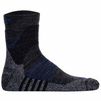 Salomon Unisex Quarter Socks, 2-pack - X ULTRA ACCESS QUARTER, Hiking Socks, Merino Wool, breathable Black/Grey 42-44 (UK 8,5-10)
