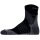 Salomon Unisex Quartersocken, 2er Pack - X ULTRA ACCESS QUARTER, Wandersocken, Merinowolle, atmungsaktiv Schwarz/Grau 45-47