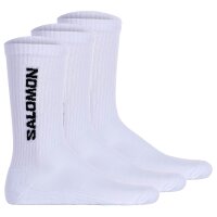 Salomon Unisex Socken, 3er Pack - EVERYDAY CREW, Frottee, Stütz-Zone, Logo