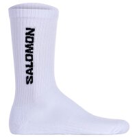 Salomon Unisex Socken, 3er Pack - EVERYDAY CREW, Frottee, Stütz-Zone, Logo Weiß 39-41