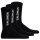 Salomon Unisex Socken, 3er Pack - EVERYDAY CREW, Frottee, Stütz-Zone, Logo Schwarz 36-38