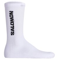 Salomon Unisex Socken, 3er Pack - EVERYDAY CREW, Frottee, Stütz-Zone, Logo Schwarz/Weiß/Grau 39-41