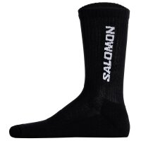 Salomon unisex socks, 3-pack - EVERYDAY CREW, terry cloth, support zone, logo Black/White/Grey 39-41 (UK 6-7,5)